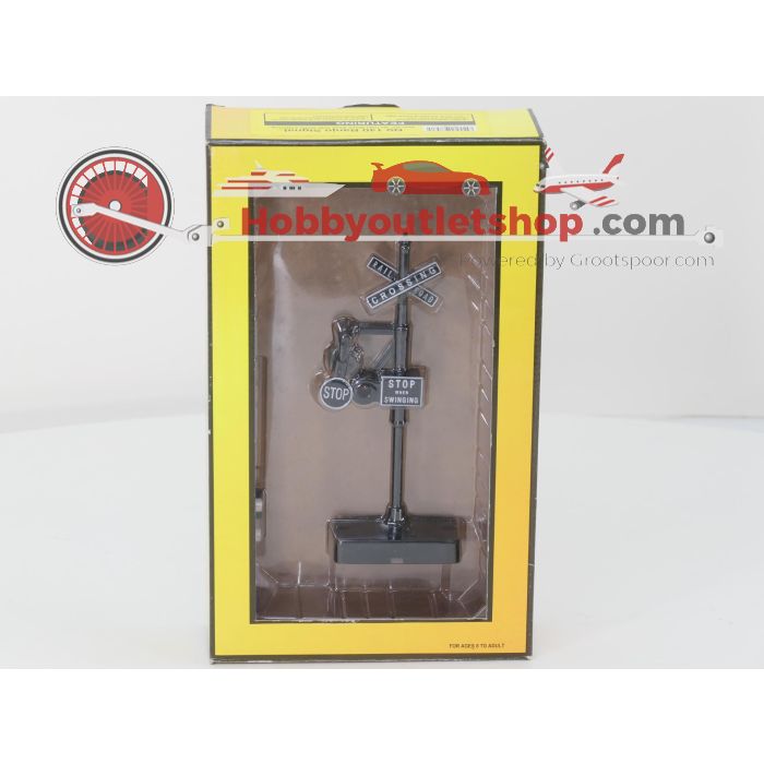 Schaal 0 RailKing 30-1093 No. 140 Banjo signal black base with white lettering #8367 - sku: 20251023110403 - Gebruikt - Zeer goede staat - Afbeelding 5
