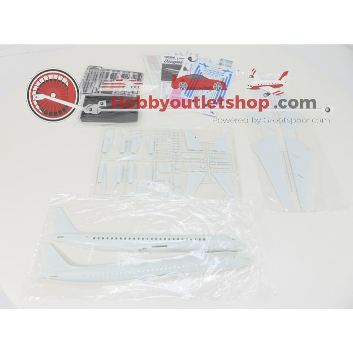 Schaal 1:100 Doyusha 100-D8-4000 Mcdonnell Douglas DC-8 Forever JAL Vintage Plastic Model Kit Japan #9298 - sku: 20260505044327 - Nieuw - Afbeelding 4