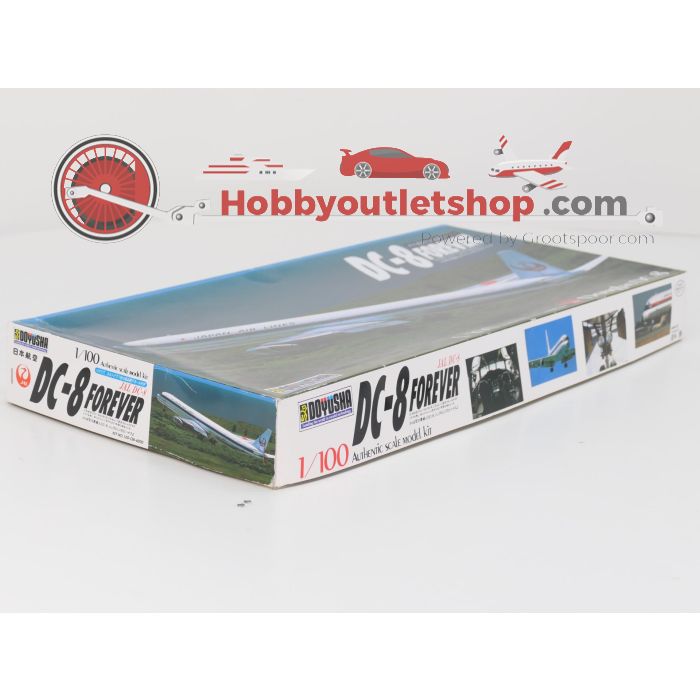 Schaal 1:100 Doyusha 100-D8-4000 Mcdonnell Douglas DC-8 Forever JAL Vintage Plastic Model Kit Japan #9298 - sku: 20260505044327 - Nieuw - Afbeelding 5