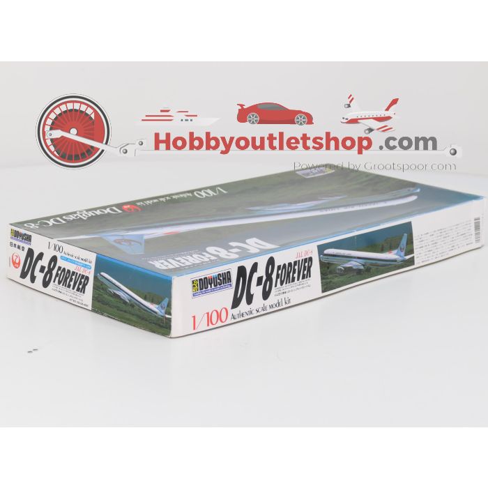 Schaal 1:100 Doyusha 100-D8-4000 Mcdonnell Douglas DC-8 Forever JAL Vintage Plastic Model Kit Japan #9298 - sku: 20260505044327 - Nieuw - Afbeelding 6