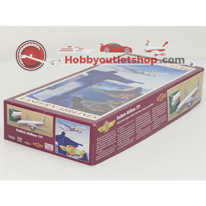 Schaal 1:144 Minicraft 15002 Boeing 777-200 Eastern Airlines Reg. N6225C 'Fying Down to Rio' #9311 - sku: 20260506024728 - Neu - Bild 5