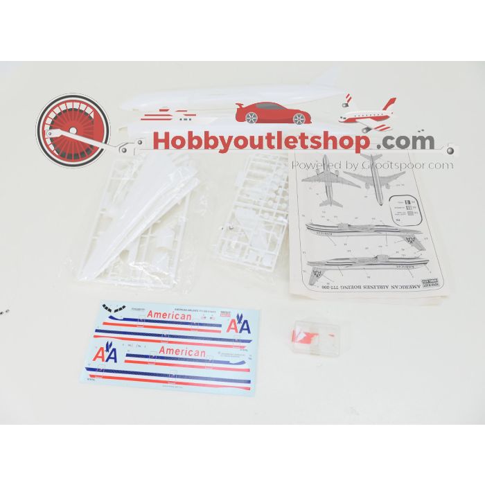 Schaal 1:144 Minicraft 14472 Boeing 777-200 American Airlines Reg. N787AL #9312 - sku: 20260506033245 - Neu - Bild 3