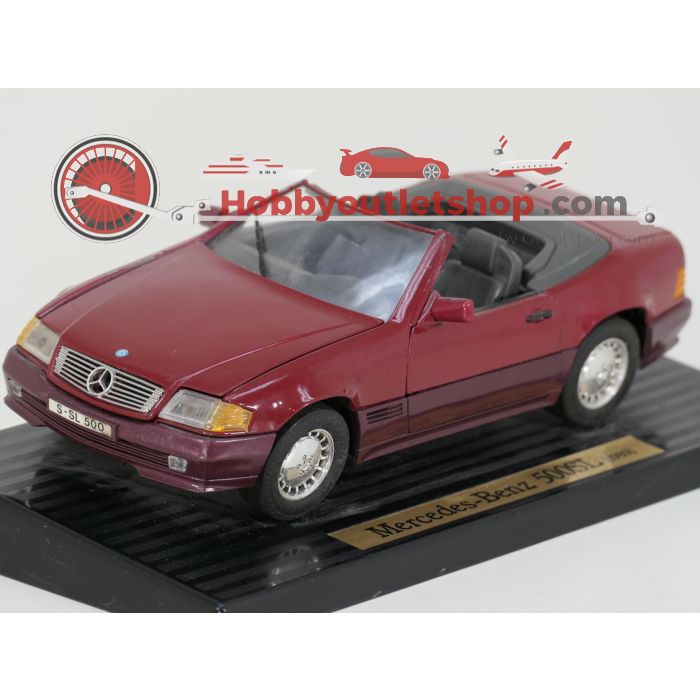 Schaal 1:18 Maisto 12047s en 31801 Mercedes-Benz set 300 SL Güllwing en 500 SL #9379 - sku: 20260520092448 - Gebruikt - Redelijke staat - Afbeelding 7