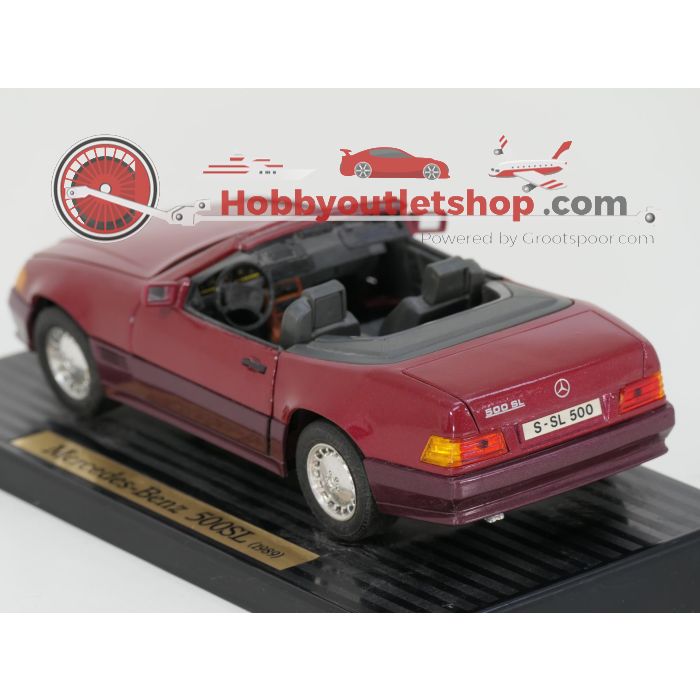 Schaal 1:18 Maisto 12047s en 31801 Mercedes-Benz set 300 SL Güllwing en 500 SL #9379 - sku: 20260520092448 - Gebruikt - Redelijke staat - Afbeelding 8