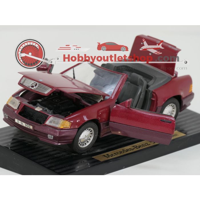 Schaal 1:18 Maisto 12047s en 31801 Mercedes-Benz set 300 SL Güllwing en 500 SL #9379 - sku: 20260520092448 - Gebruikt - Redelijke staat - Afbeelding 11