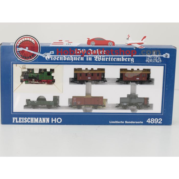 Schaal H0 Fleischmann NEW OLD STOCK COMPLETE SET 4892, 5820, 5821, 5825, 5826 en 5827 set met extra rijtuigen van de K.W.St.E #9435 - sku: 20260612084439 - New - Photo 2