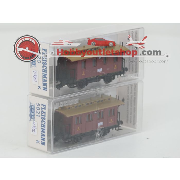 Schaal H0 Fleischmann NEW OLD STOCK COMPLETE SET 4892, 5820, 5821, 5825, 5826 en 5827 set met extra rijtuigen van de K.W.St.E #9435 - sku: 20260612084439 - New - Photo 11