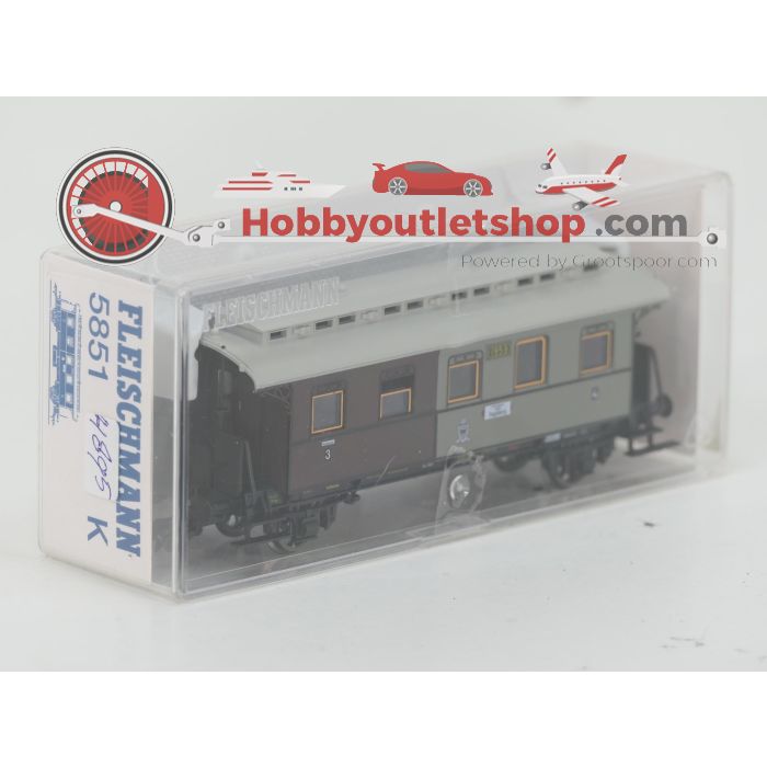 Schaal H0 Fleischmann NEW OLD STOCK COMPLETE SET 4895 en 5851 stoomlocomotief met personen- en goederenwagens van de KPEV #9436 - sku: 20260612093143 - New - Photo 7