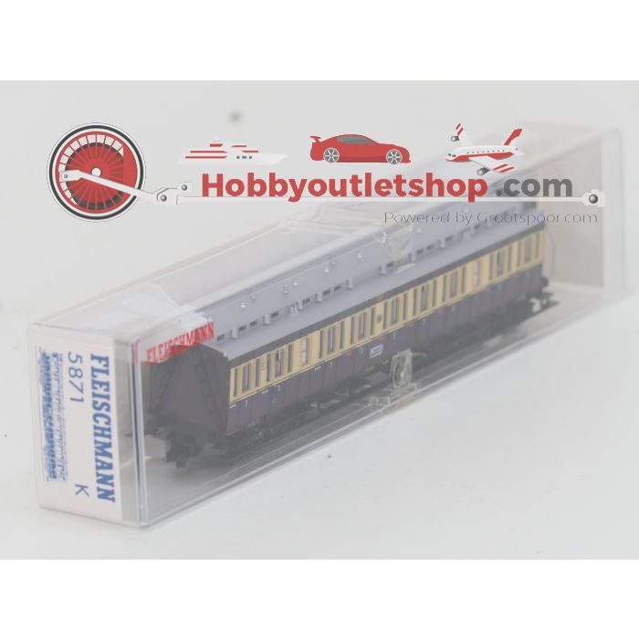 Schaal H0 Fleischmann NEW OLD STOCK COMPLETE SET 4887 en 5871 stoomlocomotief BR 78 met personenrijtuigen van de DRG #9438 - sku: 20260612105533 - Nieuw - Afbeelding 5