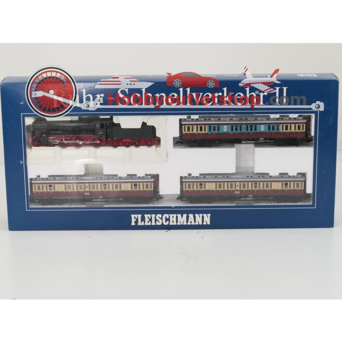 Schaal H0 Fleischmann NEW OLD STOCK COMPLETE SET 4888 en 5875 stoomlocomotief BR 38 met personenrijtuigen van de DRG #9439 - sku: 20260612120049 - Nieuw - Afbeelding 2