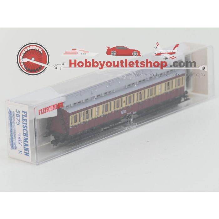 Schaal H0 Fleischmann NEW OLD STOCK COMPLETE SET 4888 en 5875 stoomlocomotief BR 38 met personenrijtuigen van de DRG #9439 - sku: 20260612120049 - Nieuw - Afbeelding 6