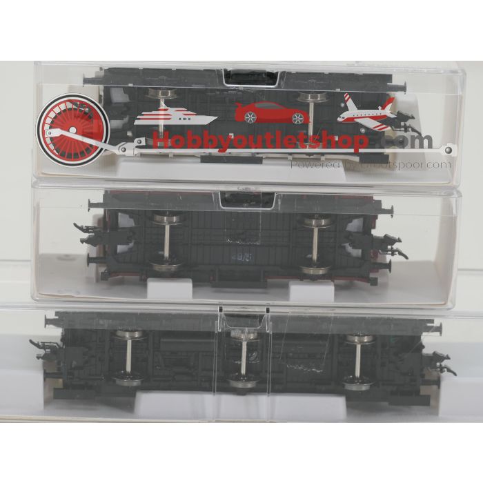 Schaal H0 Fleischmann NEW OLD STOCK COMPLETE SET 4897, 5875, 85 5865 k en 85 5866 k stoomlocomotief BR 39 met personenrijtuigen en goederenwagons van de DRG #9440 - sku: 20260612021405 - Nieuw - Afbeelding 12