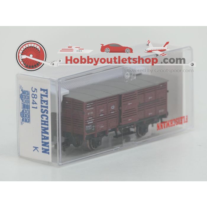 Schaal H0 Fleischmann NEW OLD STOCK COMPLETE SET 4889, 5840K, 5841K en 5843K stoomlocomotief GtL4/4 met goederenwagons van de K.Bay.Sts.B. #9444 - sku: 20260612052007 - New - Photo 7