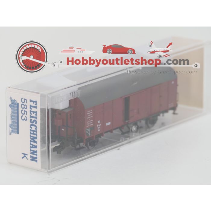 Schaal H0 Fleischmann NEW OLD STOCK COMPLETE SET 4893 en 5853 Preußischer Güterzug met gesloten goederenwagon van de KPEV #9447 - sku: 20260617085345 - New - Photo 5