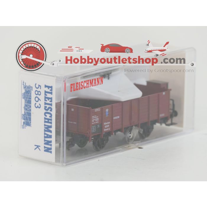 Schaal H0 Fleischmann NEW OLD STOCK COMPLETE SET 4886, 5861, 5863, 5865 en 5867 Treinset '80 Jahre Deutscher Staatsbahnwegen' met goederenwagons van de KPEV #9450 - sku: 20260617105125 - New - Photo 7