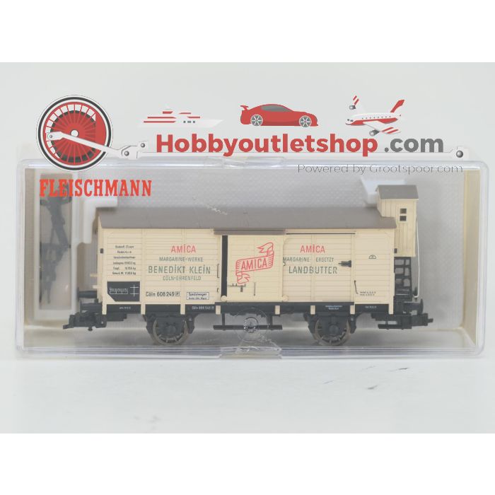 Schaal H0 Fleischmann NEW OLD STOCK COMPLETE SET 4886, 5861, 5863, 5865 en 5867 Treinset '80 Jahre Deutscher Staatsbahnwegen' met goederenwagons van de KPEV #9450 - sku: 20260617105125 - New - Photo 15