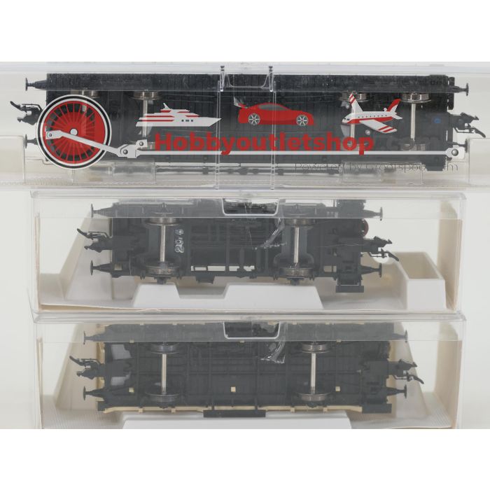 Schaal H0 Fleischmann NEW OLD STOCK COMPLETE SET 4884, 5835, 5836 en 5837 "Die alten Preußen" goederen treinset van de P.St.B #9453 - sku: 20260617020446 - New - Photo 15