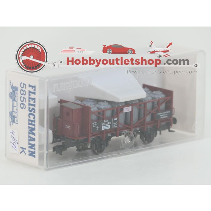 Schaal H0 Fleischmann NEW OLD STOCK COMPLETE SET 4891, 5855, 5856 en 5857 Preußischer Güterzug van de KPEV #9454 - sku: 20260617025703 - New - Photo 10
