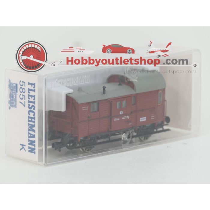Schaal H0 Fleischmann NEW OLD STOCK COMPLETE SET 4891, 5855, 5856 en 5857 Preußischer Güterzug van de KPEV #9454 - sku: 20260617025703 - New - Photo 13