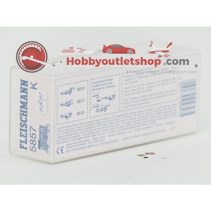 Schaal H0 Fleischmann NEW OLD STOCK COMPLETE SET 4891, 5855, 5856 en 5857 Preußischer Güterzug van de KPEV #9454 - sku: 20260617025703 - New - Photo 14
