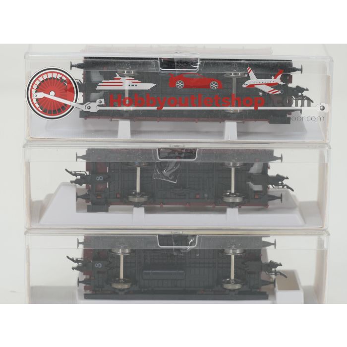 Schaal H0 Fleischmann NEW OLD STOCK COMPLETE SET 4891, 5855, 5856 en 5857 Preußischer Güterzug van de KPEV #9454 - sku: 20260617025703 - New - Photo 15
