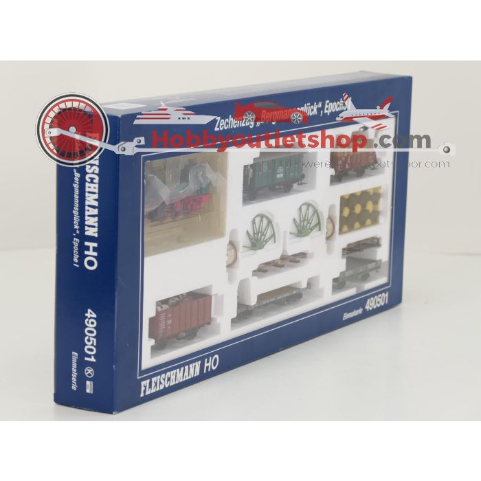 Schaal H0 Fleischmann NEW OLD STOCK COMPLETE SET 490501 Zechenzug "Bergmannsglück" van de KPEV #9458 - sku: 20260618103807 - New - Photo 2