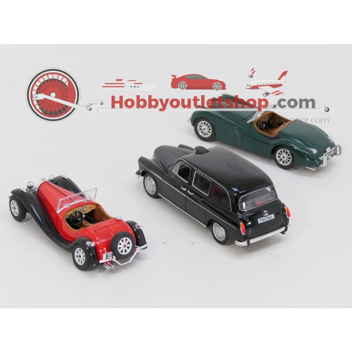 Schaal 1:24 Set 3 Oltimer Clasic Cars. - sku: 20260619103647 - Gebruikt - Zo goed als nieuw - Afbeelding 2