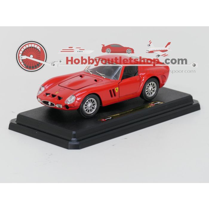 Schaal 1:24 Bburago 1507, 1507, 1510, 1511 en 1539 set van 5 Ferrari's (Testarossa, 250 GTO, 275 GTB/4 en 348 tb) #9645 - sku: 20260709015153 - Gebruikt - Zeer goede staat - Afbeelding 6