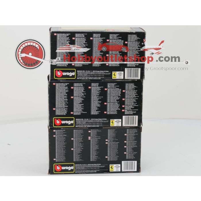 Schaal 1:24 Bburago 1507, 1507, 1510, 1511 en 1539 set van 5 Ferrari's (Testarossa, 250 GTO, 275 GTB/4 en 348 tb) #9645 - sku: 20260709015153 - Gebruikt - Zeer goede staat - Afbeelding 14