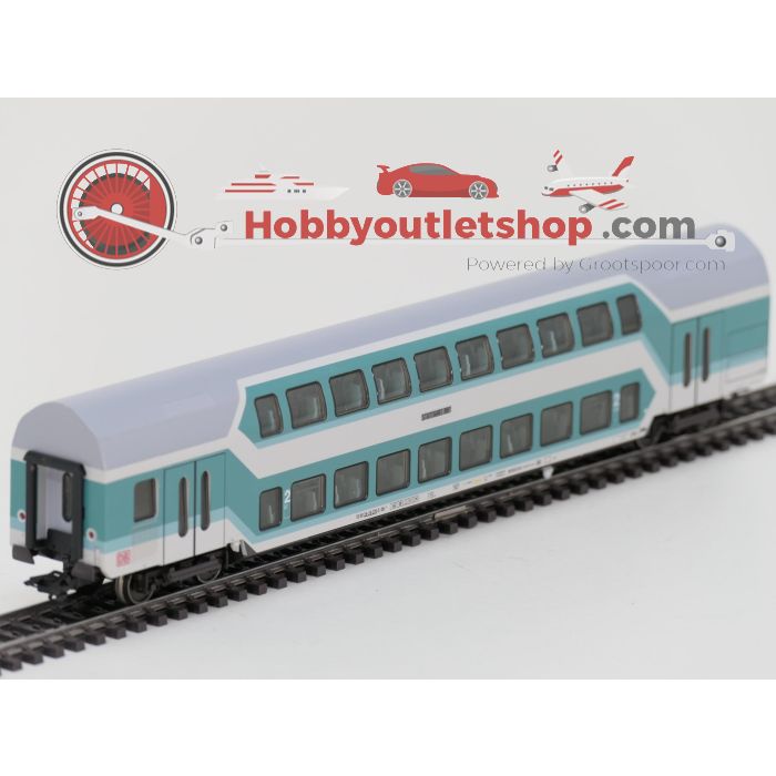 Schaal H0 Märklin 43580 setrijtuigen "dubbeldekkers" van de DB #9694 - sku: 20260717105501 - Gebruikt - Zeer goede staat - Afbeelding 3