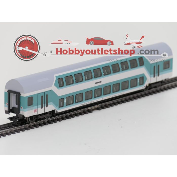 Schaal H0 Märklin 43580 setrijtuigen "dubbeldekkers" van de DB #9694 - sku: 20260717105501 - Gebruikt - Zeer goede staat - Afbeelding 4