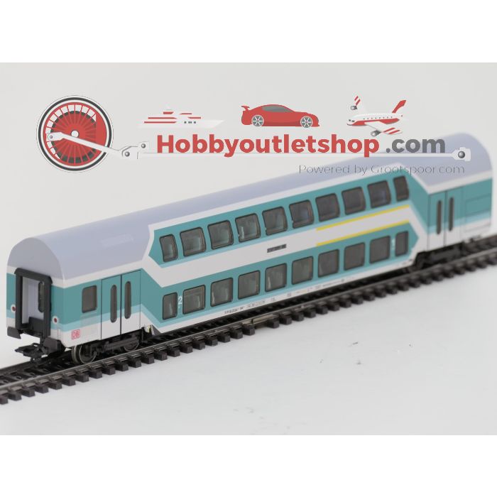 Schaal H0 Märklin 43580 setrijtuigen "dubbeldekkers" van de DB #9694 - sku: 20260717105501 - Gebruikt - Zeer goede staat - Afbeelding 9