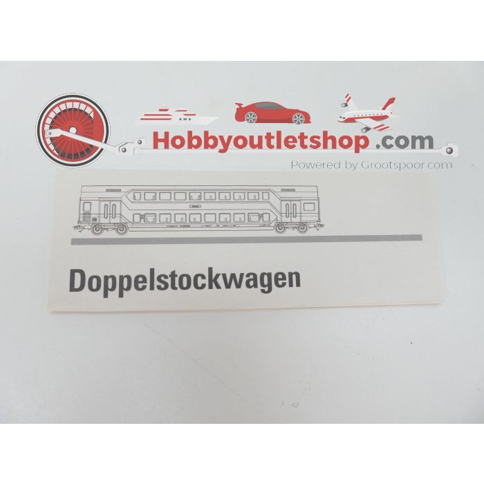 Schaal H0 Märklin 43580 setrijtuigen "dubbeldekkers" van de DB #9694 - sku: 20260717105501 - Gebruikt - Zeer goede staat - Afbeelding 13