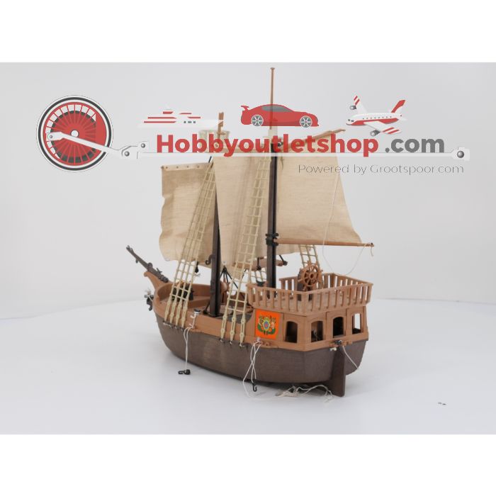 Playmobil 3550 + 3570 Piratenschip met roeiboten, piraten & accessoires #9931 - sku: 20260820091925 - Gebruikt - Zeer goede staat - Afbeelding 5