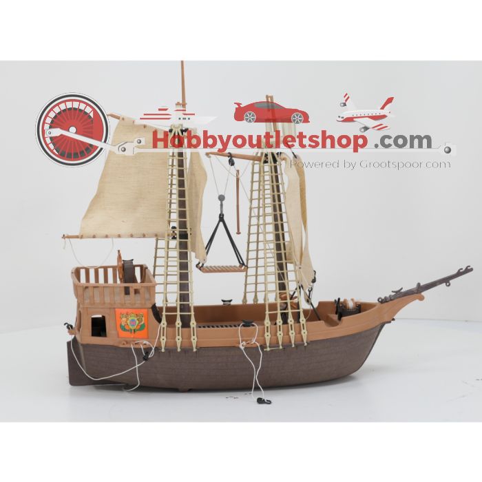 Playmobil 3550 + 3570 Piratenschip met roeiboten, piraten & accessoires #9931 - sku: 20260820091925 - Gebruikt - Zeer goede staat - Afbeelding 7
