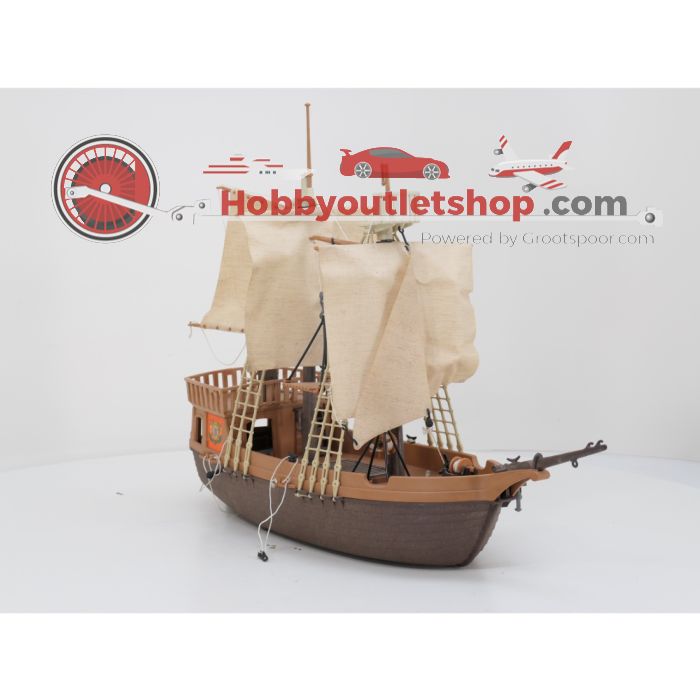 Playmobil 3550 + 3570 Piratenschip met roeiboten, piraten & accessoires #9931 - sku: 20260820091925 - Gebruikt - Zeer goede staat - Afbeelding 8