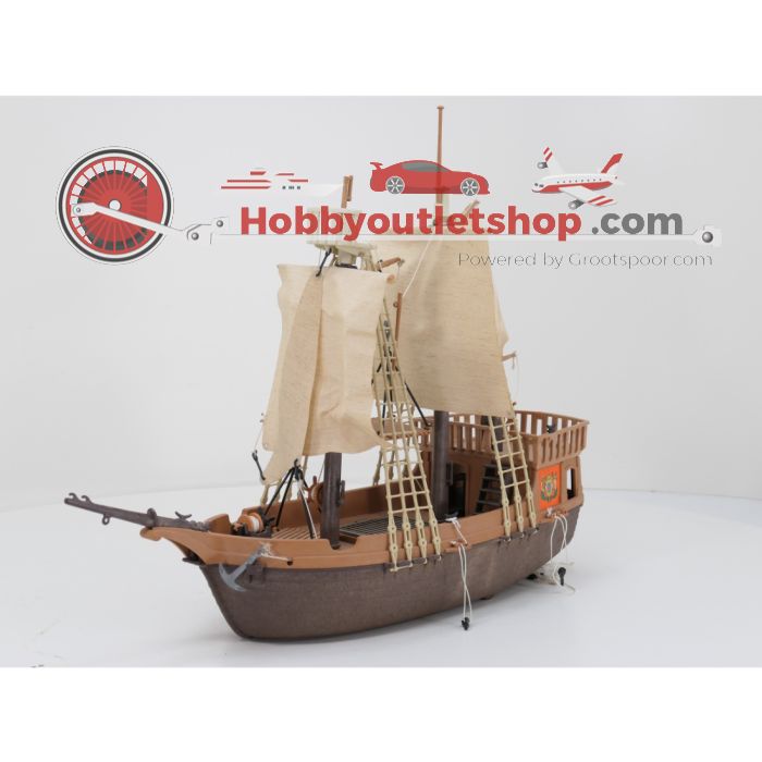 Playmobil 3550 + 3570 Piratenschip met roeiboten, piraten & accessoires #9931 - sku: 20260820091925 - Gebruikt - Zeer goede staat - Afbeelding 9
