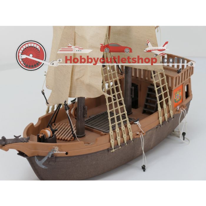 Playmobil 3550 + 3570 Piratenschip met roeiboten, piraten & accessoires #9931 - sku: 20260820091925 - Gebruikt - Zeer goede staat - Afbeelding 10
