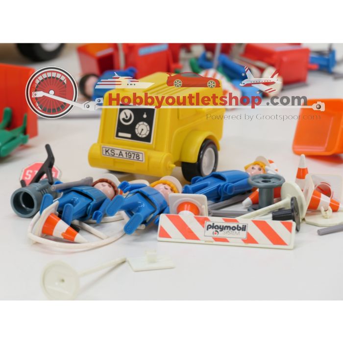 Playmobil 3470, 3239, 3506, 3507, 3527, 3533 XXXL Baustellen set #9935 - sku: 20260820030840 - Gebruikt - Zeer goede staat - Afbeelding 6