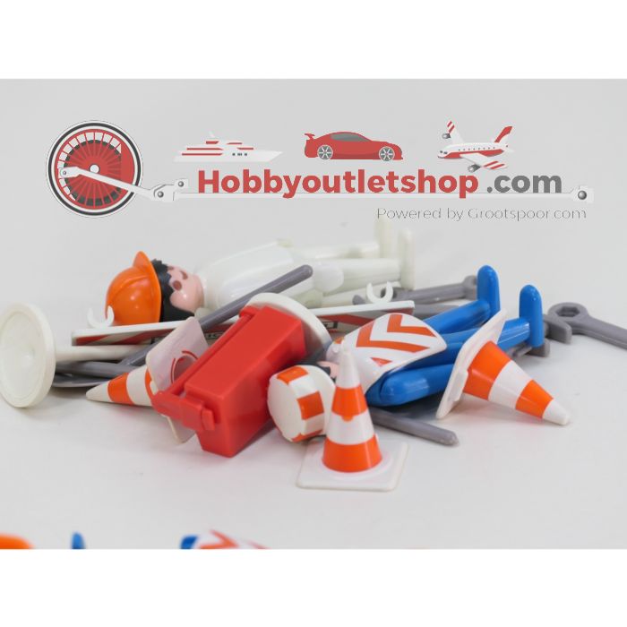 Playmobil 3470, 3239, 3506, 3507, 3527, 3533 XXXL Baustellen set #9935 - sku: 20260820030840 - Gebruikt - Zeer goede staat - Afbeelding 9