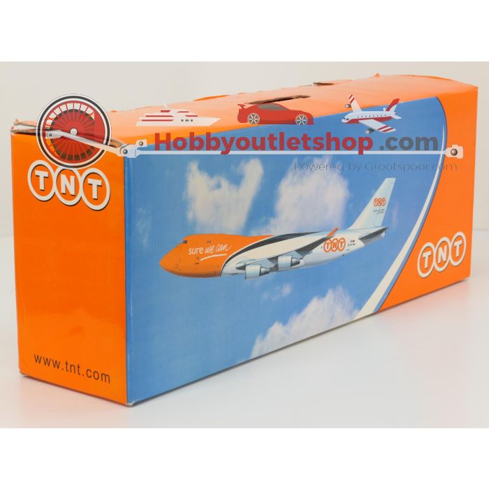 Schaal 1:100 Boeing 747-400F van TNT Airways "Sure we can" Reg. OO-THA #9896 - sku: 20260820042748 - Gebruikt - Goede staat - Afbeelding 6