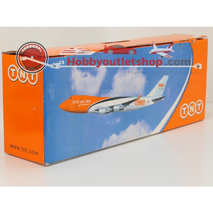 Schaal 1:100 Boeing 747-400F van TNT Airways "Sure we can" Reg. OO-THA #9896 - sku: 20260820042748 - Gebruikt - Goede staat - Afbeelding 7