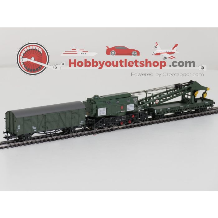 Schaal H0 Märklin 49571 kraan met stoomaandrijving type 058 (Ardelt) van de DB #10090 - sku: 20260911103645 - Gebruikt - Zo goed als nieuw - Afbeelding 2