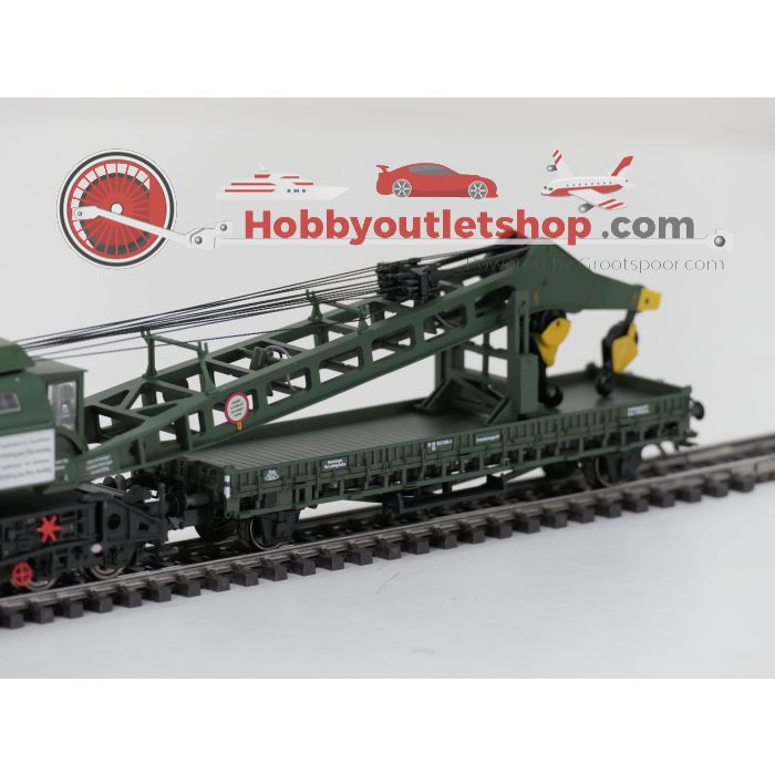 Schaal H0 Märklin 49571 kraan met stoomaandrijving type 058 (Ardelt) van de DB #10090 - sku: 20260911103645 - Gebruikt - Zo goed als nieuw - Afbeelding 5