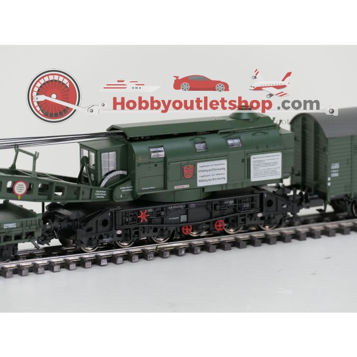 Schaal H0 Märklin 49571 kraan met stoomaandrijving type 058 (Ardelt) van de DB #10090 - sku: 20260911103645 - Gebruikt - Zo goed als nieuw - Afbeelding 7
