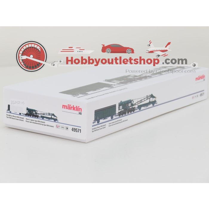 Schaal H0 Märklin 49571 kraan met stoomaandrijving type 058 (Ardelt) van de DB #10090 - sku: 20260911103645 - Gebruikt - Zo goed als nieuw - Afbeelding 16