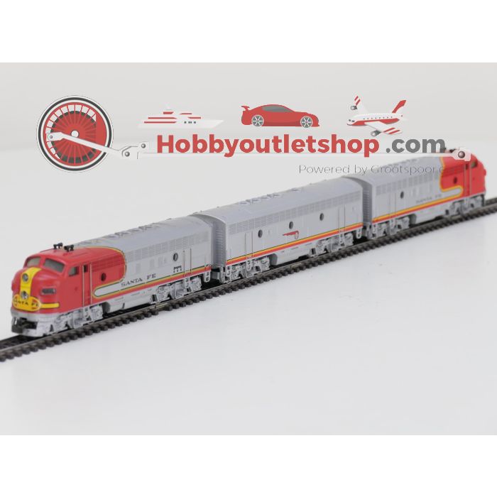 Schaal H0 Märklin 3060, 4060 en 4063 3-delige diesel treinstel Santa Fe van de ATSF #10095 - sku: 20260911035837 - Used - Good condition - Photo 3