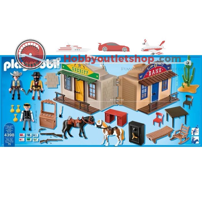 Playmobil 4398 Westernstad NEW FACTORY SEALED OVP #9944 - sku: 20260917114700 - Nieuw - Nieuwstaat - Afbeelding 2