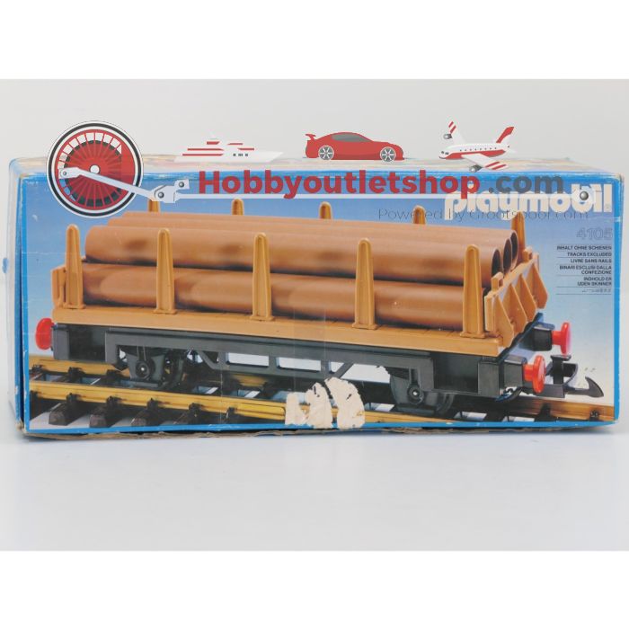 Playmobil 4105 rongenwagen met buizenlading OVP - sku: 20260918103352 - Gebruikt - Zeer goede staat - Afbeelding 5