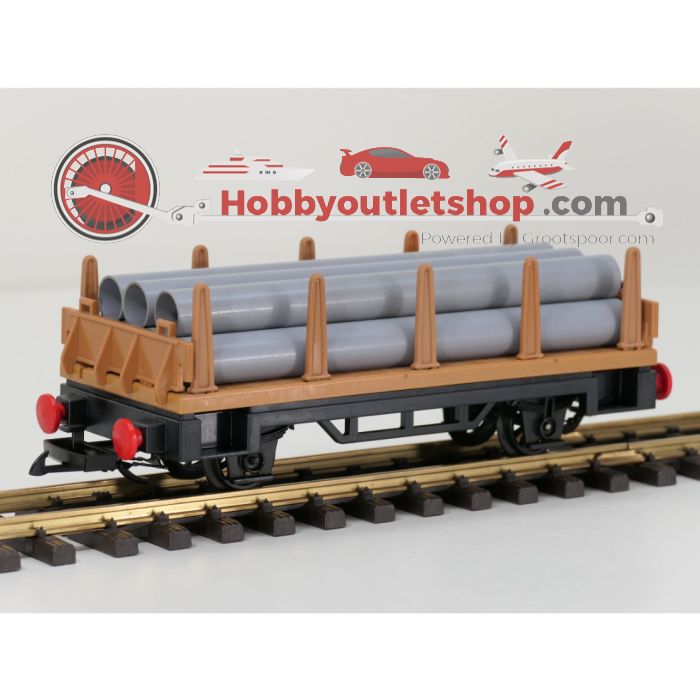 Playmobil 4105 rongenwagen met buizenlading OVP - sku: 20260918103352 - Gebruikt - Zeer goede staat - Afbeelding 2